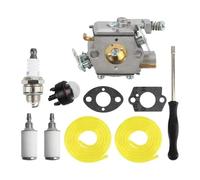 DORFEY 309376002 Carburetor W/Tune Up Kit RY3714 RY3716 Gas Chainsaw Carb Gasket Fuel Filter Fuel Line Hose Spark Plug Primer Bulb