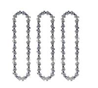 DORFEY 4/6 Inch Chain, Home Cordless Electric Chain Saw Accessories, Replacement Chain/Guide Rail for Pruning Saw, Tree Cutting Tools(4 6inch Set B)