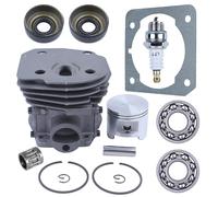 DORFEY 45mm Cylinder Piston Kit Fit For h-u-s-q-v-a-r-n-a 353 346XP 350 Chainsaw 537253002 Oil Seal Bearing 2-Stroke Garden Tool Parts