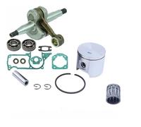 DORFEY 51 55 Crankshaft Oil Seal Bearing Gaskets Piston Kit 45mm 46mm Fit For H-u-s-q-v-a-r-n-a 50 51 55 EPA For Rancher Chainsaw 503573806(Crankshaft 55)