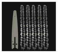 DORFEY 8 Inch 1/4" LP Electric Saw 45 Knots 22 Knives Chainsaw Chains Logging Saw Blade Pruning Chain Saw Chain Accessories Wood Cutting(8-inch Set5)