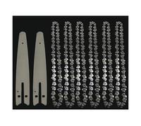 DORFEY 8 Inch 1/4" LP Electric Saw 45 Knots 22 Knives Chainsaw Chains Logging Saw Blade Pruning Chain Saw Chain Accessories Wood Cutting(8-inch Set7)