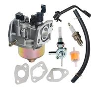 DORFEY Carburetor 3500 4000 Watts Gas Generator Engine Carb Fuel Tank Shut Off Valve Spark Plug Kit 46558 46561 46594 46596 46533