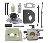 DORFEY Carburetor Carb Fit for Chin-e-s-e Chainsaw 4500 5200 5800 45cc 52cc 58cc Fuel Oil Filter Line Gasket Bolt Adaptor Bracket Kit