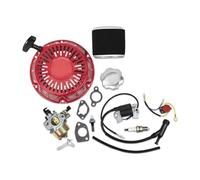 DORFEY Carburetor Kit Fits for h0-n-d-a GX390 GX340 with Air Filter, Recoil Starter, Spark Plug, Ignition Coil 13HP 11HP, 4-Stroke Engine