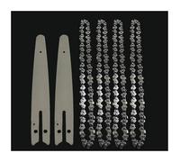 DORFEY Chainsaw Chain 8 Inches Chain Rechargeable Saw Mini Electric Chainsaw Cordless Saw Carpentry Gardening Tools Electric Wood Saw(8-inch Set6)