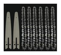 DORFEY Chainsaw Chain 8 Inches Chain Rechargeable Saw Mini Electric Chainsaw Cordless Saw Carpentry Gardening Tools Electric Wood Saw(8-inch Set7)