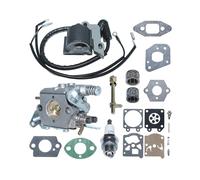 DORFEY Fit for Partner 350 351 370 Chain Adjuster Tensioner Carb Repair Gasket Kit Chainsaw Spare Replace Part Ignition Coil Carburetor