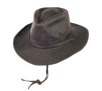 Dorfman Pacific Men's Cotton Outback Hat, Brown, X-Large