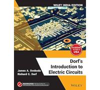Dorf's Introduction To Electric Circuits [Paperback] [Jan 01, 2018] Richard C. Dorf, Et All