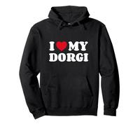 Dorgis Dachshund Pembroke Welsh Corgi Mix I Love My Dorgi Pullover Hoodie