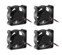 DORHEA 30x30x10mm 12V Fan DC Brushless Cooling Fan 3010 DC 12V Compatible with 3D Printer Extruder Hotend V6 V5 CPU Arduino Humidifier 2Pin (4 PCS)