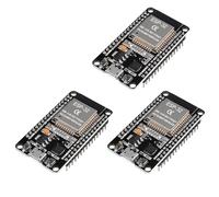 DORHEA 3PCS ESP32 Development Board ESP-32S Microcontroller Processor Integrated Chip CP-2102 WiFi NodeMCU-32S ESP-WROOM-32 Compatible with Arduino IDE