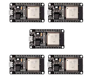 DORHEA 5PCS ESP32 ESP-32S WiFi Development Board Unassembled NodeMCU-32S Microcontroller Processor Integrated ChipCP2102