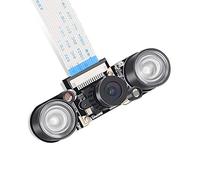 DORHEA for Raspberry Pi 3 b+ 4 b Camera Module Night Vision Camera Adjustable-Focus Module 5MP OV5647 Webcam Video 1080p with 2 Infrared IR LED Light for Raspberry pi 3 Model B+ 2 B 4B