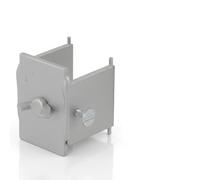 DORI Block with Lock Bolt for Long Sided Profile Poles Bricklaying (Pack of 2)