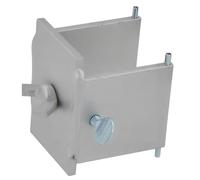 DORI Locking Alignment Block - Fits 50MM & 50.8MM Profile Poles | Bricklaying & Masonry Tool for Precise Wall Building | Durable Construction Aid (Pack of 4)