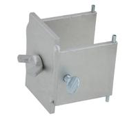 DORI Locking Alignment Block - Fits 50MM & 50.8MM Profile Poles | Masonry & Bricklaying Tool for Precise Wall Building | Durable Construction Aid (Pack of 1)