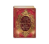 Dorian Gray Birthday Card Fairy Tale Storybook - Stylish Design Greeting Card