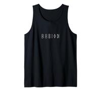 Dorian Reflections - Personalized Mirrored First Name Art Tank Top