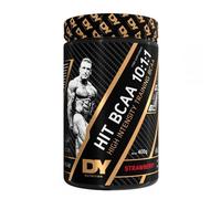 DY Nutrition HIT BCAA 10:1:1 (Strawberry) with L-Citrulline Malate, Beta Alanine + 12g of Branch Chain Amino Acids 400g Powder, 30 Servings - Optimal Pump & Performance | Non Stim Pre & Intra Workout