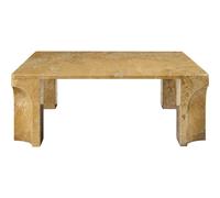 Doric Coffee Table 80x80 cm Honey Amber