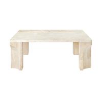 Doric Coffee Table Square 80 x 80 cm Neutral White