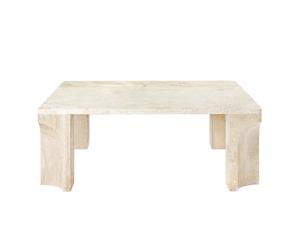 Doric Coffee Table Square 80 x 80 cm Neutral White