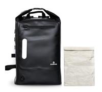 DORIDOMI Faraday Bags Dry Bag - Black 30L Waterproof EMP Protection Backpack, RFID Signal Blocking Shield Faraday Dry Bag For Electronic Products Security, Protect Data Devices From Hacking, Tracking