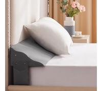 Dorifine Bed Wedge Pillow for Filling the Gap Between Headboard and Mattress, King (193 x 15 x 25 cm) Mattress Filler (0-20 cm) Bed Wedge for Headboards Pillow Gaps Between Headboard and Mattress