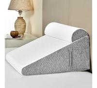 Dorifine Orthopaedic Bed Wedge Pillow for Sleep Apnea with Adjustable Pillow, Wedge Pillows for Acid Reflux, Back Pain Relief, Snoring, Leg Elevation with Washable Cover, Sleeping After Surgery