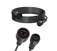 DoRight 10M/ 33Ft String Light Extension Cable, 2 Pin Extension Lead Connector IP65 Waterproof Lights Extension Cord Wire for Christmas Outdoor Indoor G40 String Lights, Net Lights, Curtain Light