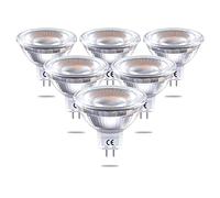 DoRight 12V MR16 GU5.3 LED Bulbs, 3W GU5.3 LED Light Bulbs No Flicker DC 12 Volt MR16 LED Spotlights GU5.3 Bi-Pin Base Warm White 3000K 30W Halogen Equivalent for Recessed Track Lighting (6 PCS)