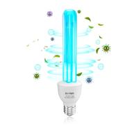 DoRight 15W UV Germicidal Lamp UV Light Bulb 254nm E27 with Ozone UVC Strong Sterilisation and Disinfection AC220-240V Perfect for Kitchen, Bedroom, Living Room, Office and School (1 Pcs)