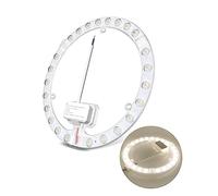 DoRight 24W LED Light Engine Retrofit for Ceiling Fan Light, LED Light Board with Built-in Magnets for Flush Mount Ceiling Light, Circle Fluorescent Bulb Replacement, Super Bright Natural White 4000K