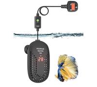 DoRight 50W Submersible Aquarium Heater 50L Digital Fish Tank Heater with Thermometer Intelligent LED Temperature Display, Over-Temperature Protection, External Temp Controller, Thermostat for Betta