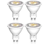 DoRight 5W GU10 LED Bulbs Warm White, MR16 GU10 LED Spotlight Bulbs Warm White 3000K, 400lm 40 Watts Equivalent Energy Saving Bulbs, AC 220-240V, 38 Degree Beam Angle, Dimmable, Pack of 4