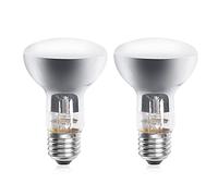 DoRight E27 Reptile Heating Lamp Bulb 50W, Dimmable UVA Light Backlight, Basking Light, Heating Light Bulb, for Chick Bearded Dragon, Lizard, Tortoise, Hedgehogs Reptiles & Amphibians, 2 Pack