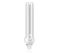 DoRight G24d-2 18W 2 Pin Compact Fluorescent Lamp - 2U Double Turn Tube Energy Saving Lamp Cold White 6500K G24d-2 CFL Light Bulb PLC Lamp Non-Dimmable for Corridor, Bathroom, Bedroom (1-Pack)