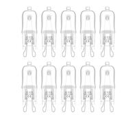 DoRight G9 Wax Burner Bulb 60W - Wax Melt Burner Bulb G9 Warm White 2700K Bi-Pin Halogen Capsule Lamp Dimmable 230V for Plug in Wax Burner Electric, Candle Warmer, Nightlights (10-Pack)