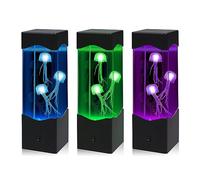 DoRight Jellyfish Lamp, Jelly Fish LED Light Lamp Colour Changing, Aquarium Lava Lamp, Jellyfish Tank Mood Lamp for Home Office Living Room Decor Kids Adults Birthday Gift Christmas, USB 5V, 1 Pack