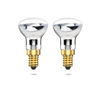 DoRight R39 E14 Reflector Bulbs, 25W Lava Lamp Bulbs 240V Spot Reflector Lights SES Small Edison Screw Base E14, Warm White 2400-2600K for Bedrooms Pendant Fixtures (2-Pack)