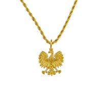 d'origine Poland Eagle Necklace Men's - Polish Crest (Stainless Steel)