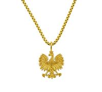 d'origine Poland Eagle Necklace Men's - Polish Crest (Stainless Steel)