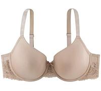 DORINA Women's Adele T-Shirt Bra T-Shirt Plain Everyday Bra, Beige (Nude), 34F (Manufacturer Size:34)
