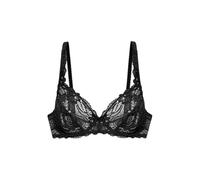 DORINA Angie Non-Padded Underwired Bra - Lace Details, Full Coverage, Adjustable Straps, Black