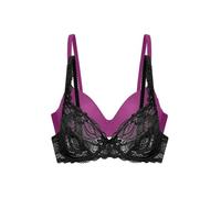 DORINA Angie 2-Pack Wired Bra for Women, Black/Fuchsia, 34D