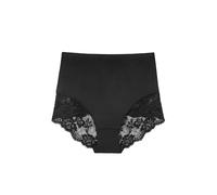 Dorina Brigitte Shaping Brief - Medium Control, Tummy Control, Lace Trim, Mid-Waist Sculpting Micro Fabric, Black