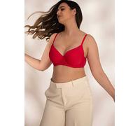 DORINA Carmen & Eco Underwired Light Padded Demi Bra Red
