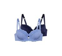 DORINA Celine Full Cup Bra Multi-Pack (2 Pcs) - Non-Padded, Underwired, Lace Detail for Curve Sizing